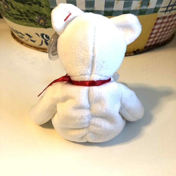 NWT Ty Original BEANIE BABIES "Valentino Bear" Born Feb 14, 1994 Rare w Errors - Picture 4 of 7